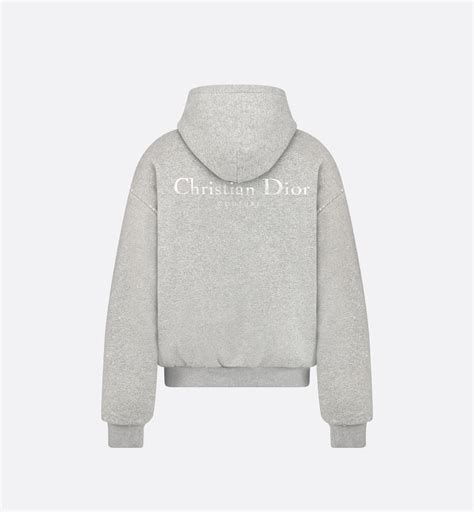 dior couture hooded sweatshirt.